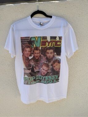2001 nsync pop odyssey tee